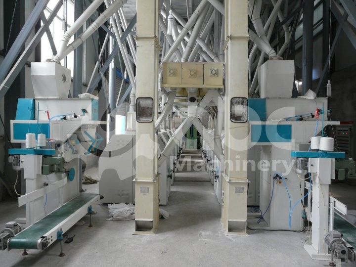 120TPD wheat flour mill line in India